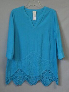 Chicos V Neck Tunic Top
